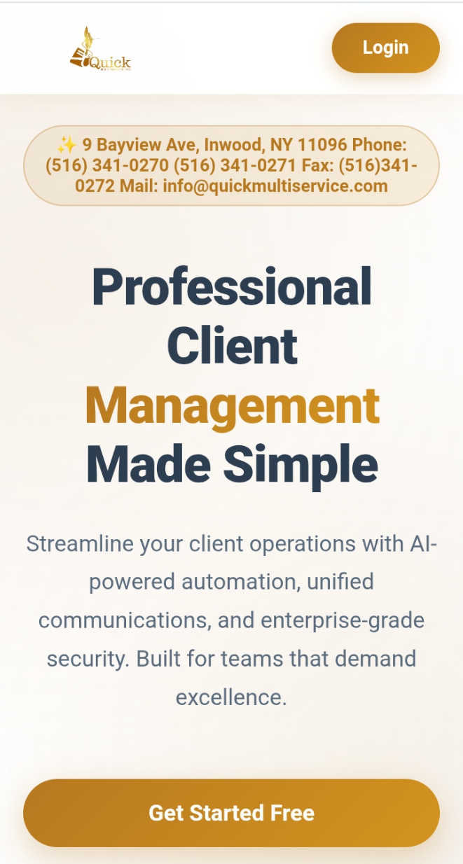 CRM website